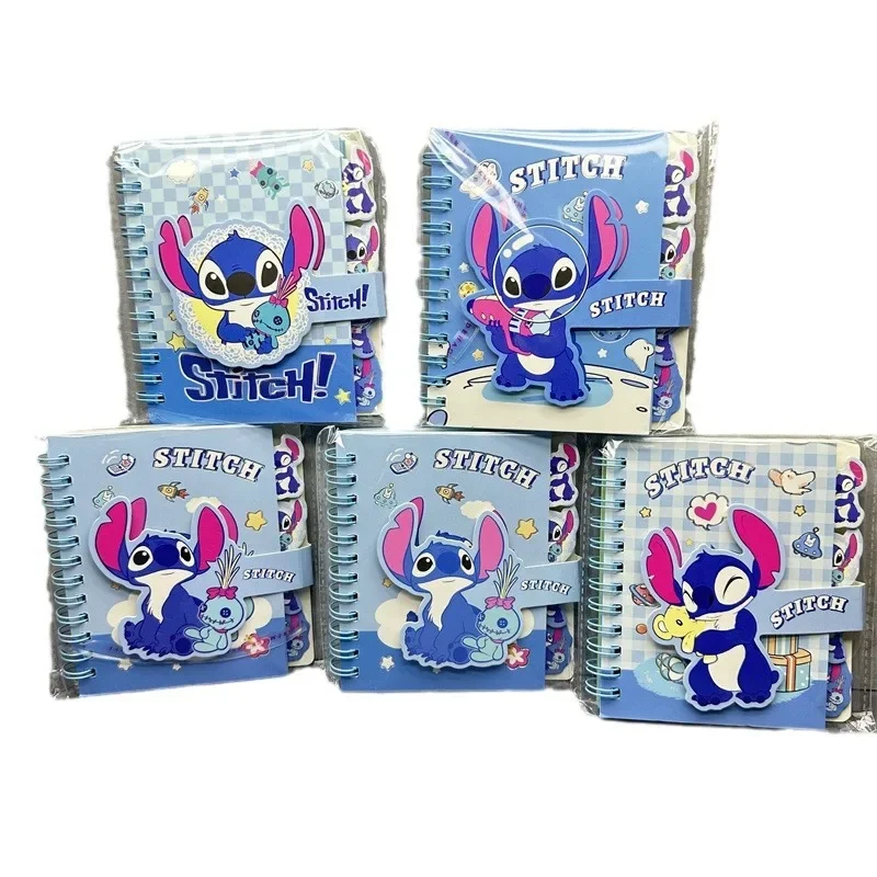 ديزني غرزة دفتر أنيمي الكرتون اللوازم المدرسية المحمولة مذكرات الأزياء اللوازم المكتبية لفائف كتاب الأطفال عطلة عيد الميلاد هدية #2