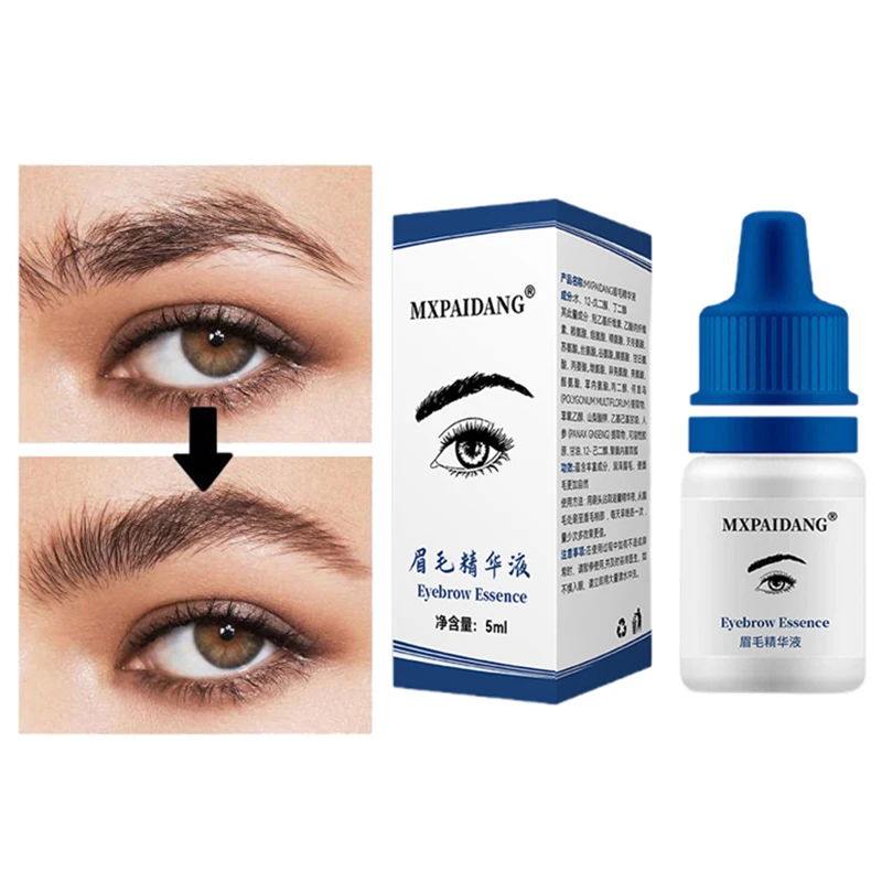 Snelle Wenkbrauw Groei Serum Wimper Haargroei Anti Haaruitval Product Voorkomen Kaalheid Voller Dikkere Verlenging Wenkbrauw Make-Up