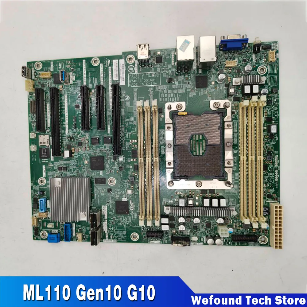 Original Workstation Motherboard For HP ML110 Gen10 G10 P11532-001 874022-002  878926-001