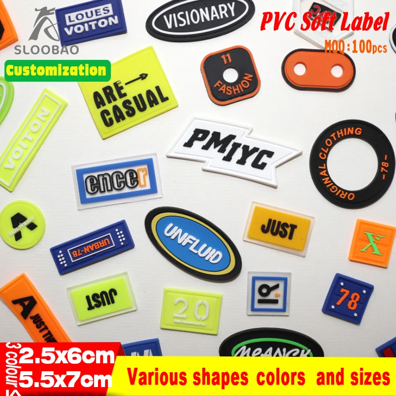 Three-colour Anti-static Label PVC Soft Adhesive Spot  Clothing  Dripping Plastic Work Clothes 3D Accessories Waterproof Drip Mo