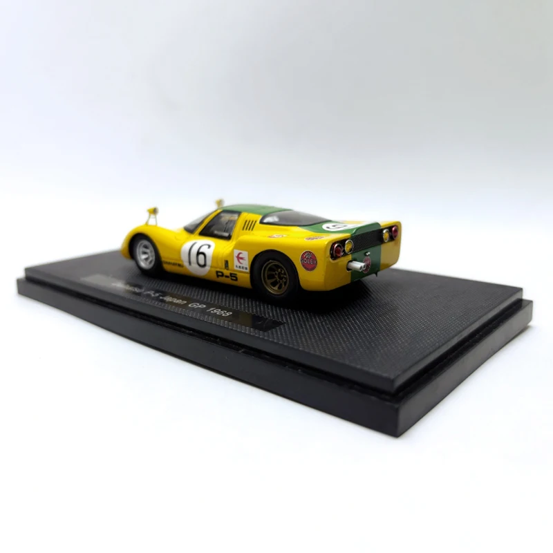EBBRO Diecast 1:43 escala P-5 Japón GP 1968 coche en miniatura de aleación colección de simulación terminada decoración niño regalo exhibición