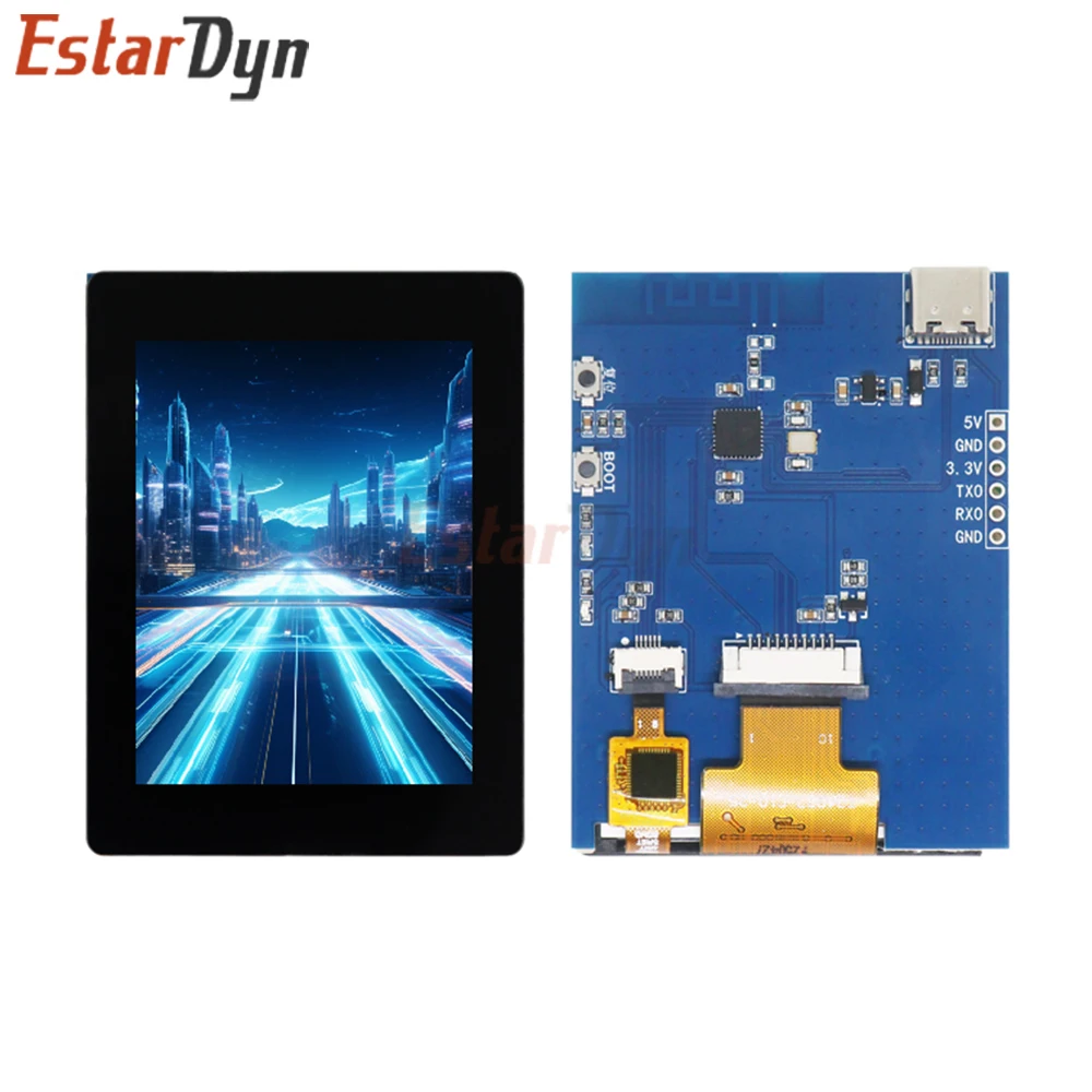 2.4인치 TFT LCD 터치스크린, ST7789, WiFi BLE 5.0, Arduino IDE/MicroPython용 SPI를 탑재한 ESP32-C3 보드