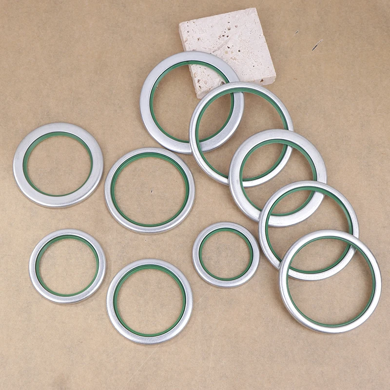 1Pc Paraolio Escavatore Secchio Albero Grasso di Tenuta O-ring Anello di Polvere Cavallo Tirare Testa Manicotto Interno Secchio Spille Grasso Per I Escavatori