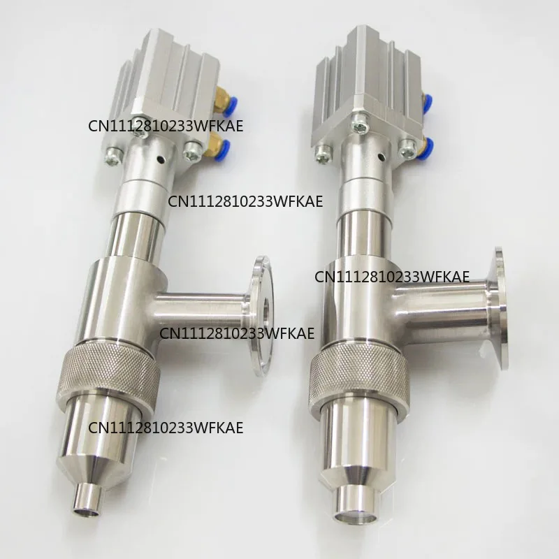 304 Stainless Steel Anti-Drip Filling Head Chuck Straight Head Pneumatic Filling Machine Accessories Discharge Nozzle