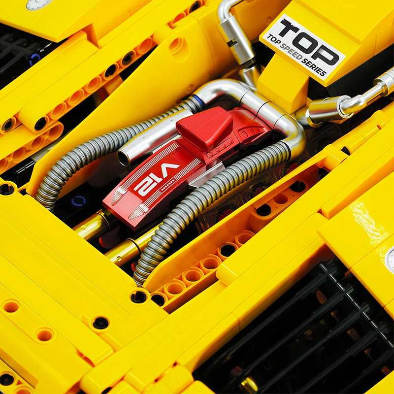 

GULY 10649 1:8 MOC Technical RC Speed Sports Car LP5000 Desk Decor Building Blocks Assembly Racing DIY Toys Christmas Gifts Kids
