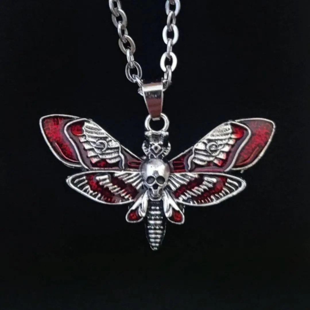 Death Moth Necklace… - image