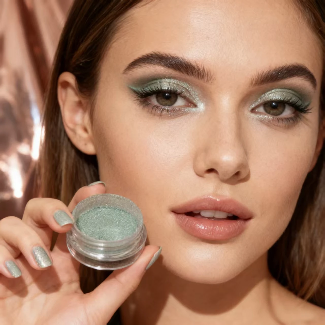 جليتر تفتيح، جليتر عالي اللمعان للجسم، جليتر للعين، مناسب للنساء، مستلزمات العطلات