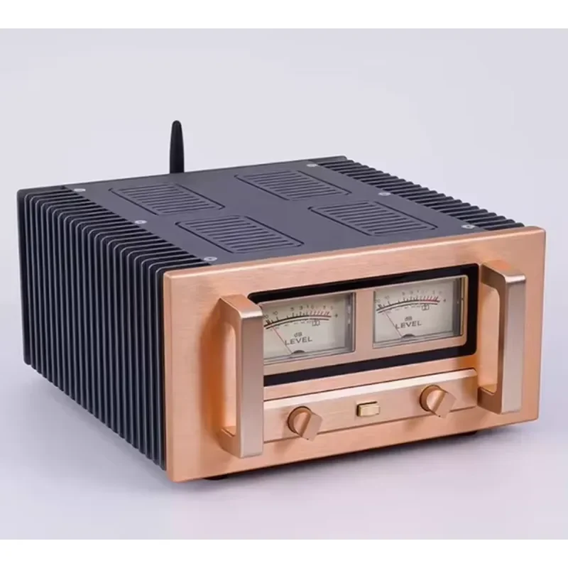 Suitable for Accuphase SK18752 Classic Gold Black Aluminum Chassis HiFi 2.0 Channel Amplifier Audio Power Amp Home Theater