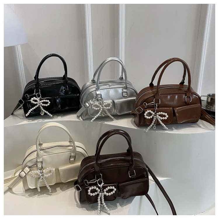 Bolso de Gran Capacidad para Viajes, Nuevo Estilo Invierno 2025, Bolso de Hombro/Axilar, Alto Valor Estético, Bolso Boston/Bo...