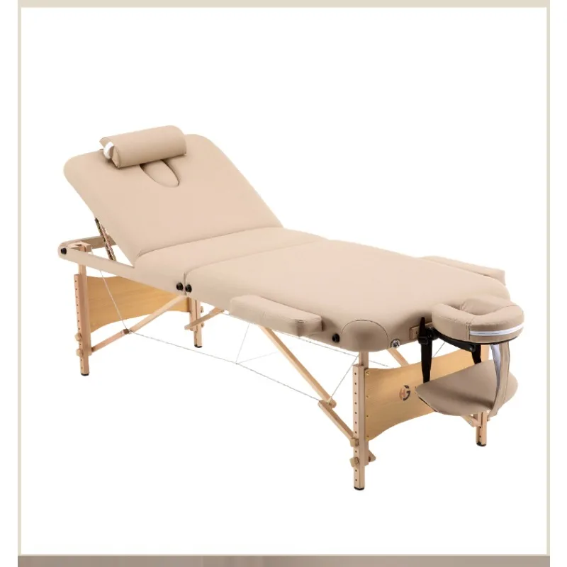 Folding massage bed Tuina household portable physiotherapy moxibustion tattoo portable beauty bed