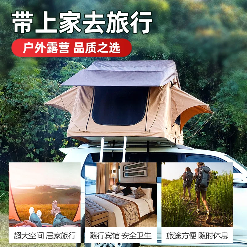 Kurzes Dachzelt, Bergcamping, Reisen, Outdoor, Camping