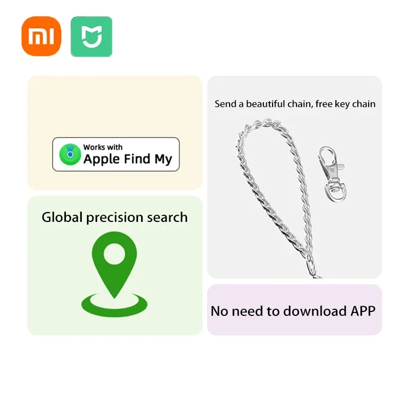 XIAOMI Smart Mini Tracker Kids Pet Wallet GPS Location Tracker Anti-lost Device Pocket watch necklace Portable Tracking Locator