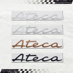 For Seat ATECA 4 Lettering Car Sticker Emblem Metal Rear Badge Decal Adhesive Logo Letter FR Accessories Styling