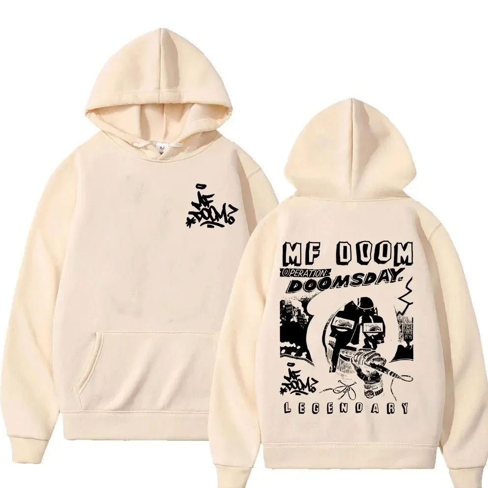 مغني الراب Mf Doom هوديس Madvillainy The Illest الشرير الجرافيك هوديي الرجال النساء الهيب هوب المتضخم الشارع الشهير الذكور خمر هوديس #4