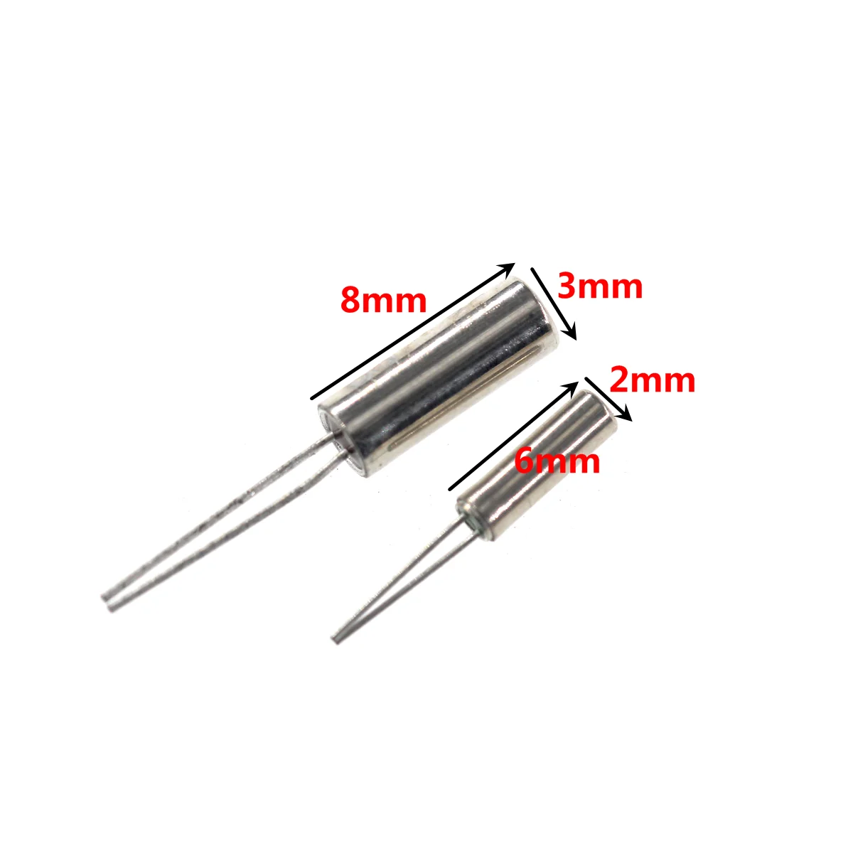 50PCS 32.768KHZ 7.6MHZ 12MHZ 27MHZ  Quartz Crystal Resonator Passive Oscillator 2*6 3*7 DIP