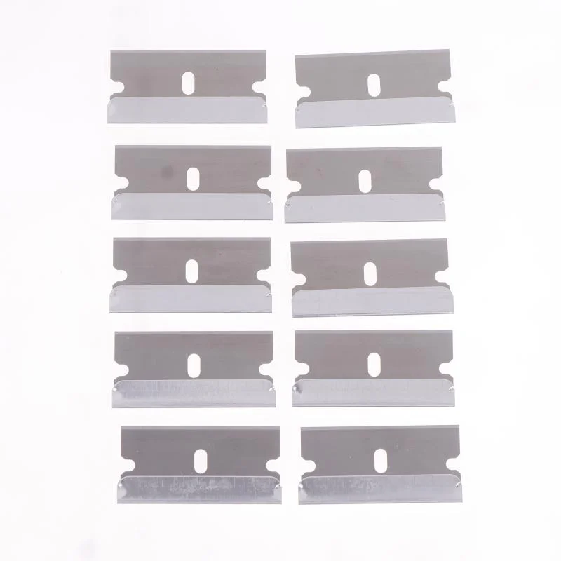 Glue Removal Blade Glass Oven Razor Scraper Plastic Handle Razor Scraper Spatula Car Film Tool Window Cleaning Blade Scraper