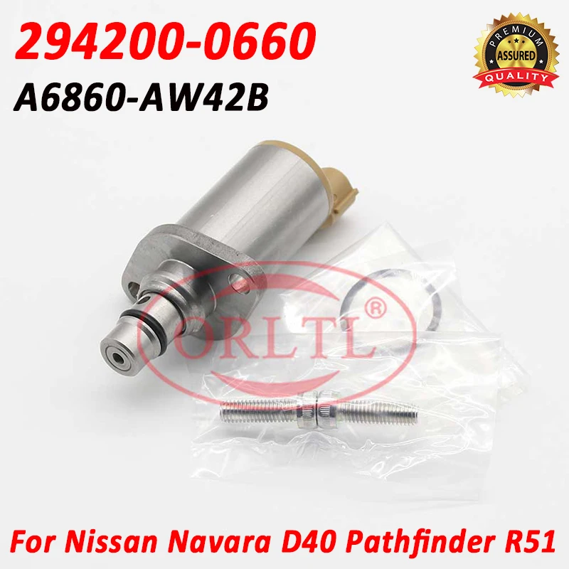 294200-0660 A6860-AW42B Fuel Pressure Regulator Suction Control Valve For Nissan Navara D40 Pathfinder R51 Primera P12 X-Rrail