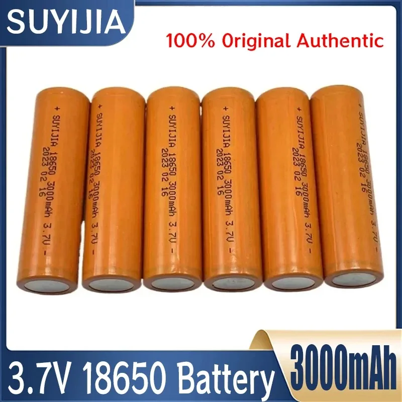 3.7V 3000mAh 18650 Battery Rechargeable Li-Ion Batteries for Flashlight Head Lamp Walkie-talkie Laser Pen Shaver Power Tools