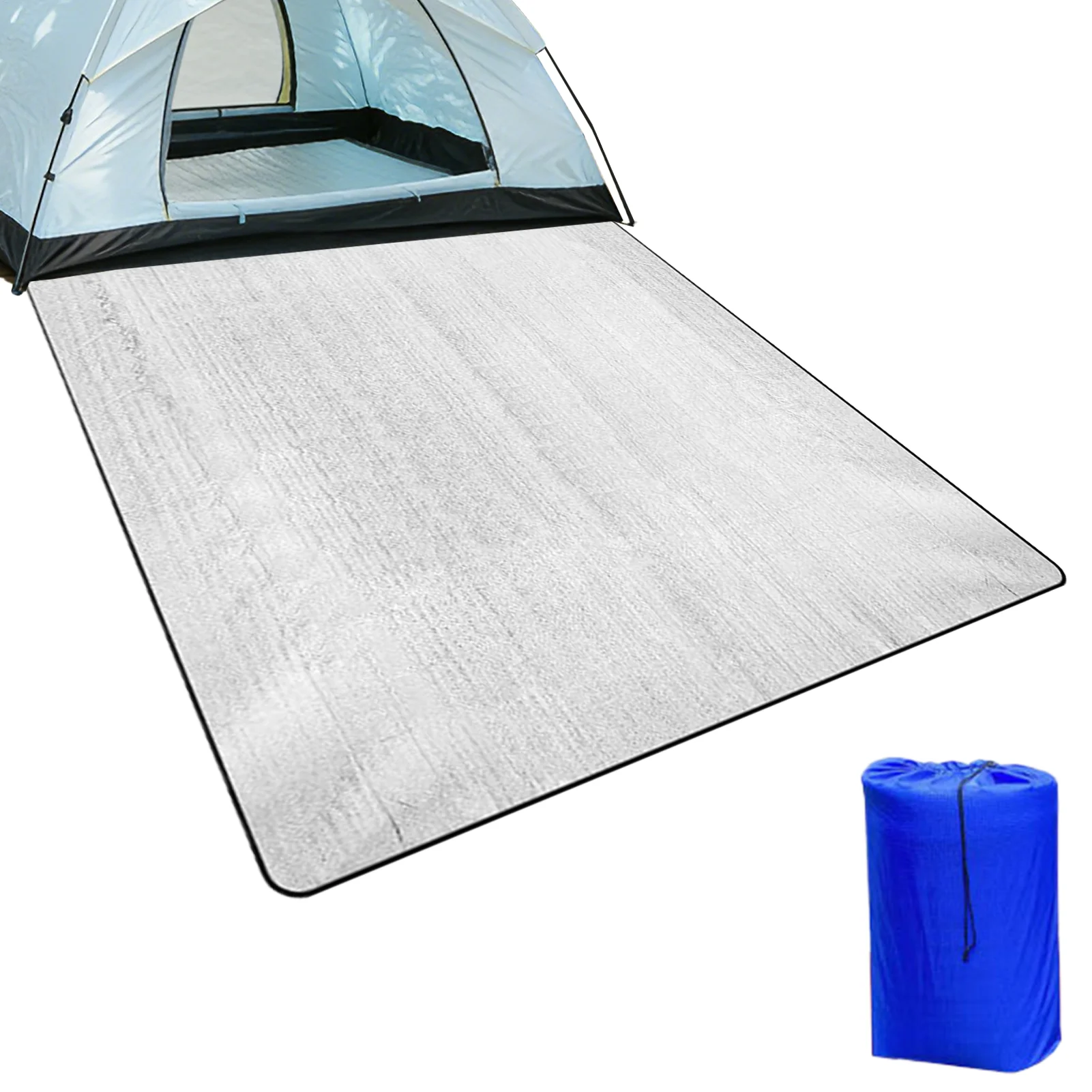 

Camping Sleeping Pad 200x200cm Breathable Aluminum Foil Hiking Sleeping Pad Camping Supplies for Hiking Backpacking Hunting