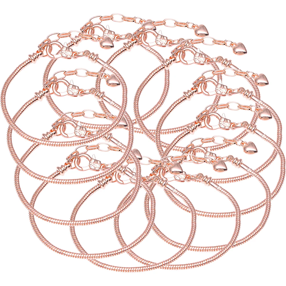 

Snake Bone Chain Copper Bracelet Metal Women Wrist Chains Decorative Clasp Jewelry Fashion Charm Adjustable DIY Accessories