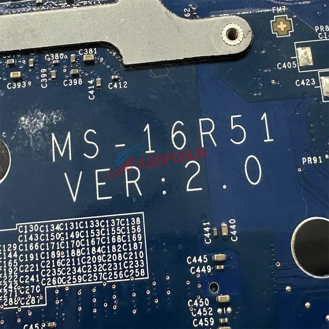 Imagem -06 - Ver 2.0 para Msi Gf63 Fino 10ud Ms-16r5 Placa-mãe do Portátil com I5-10500h I7-10750h e Gtx1650m Rtx3050 Teste ok Ms16r51