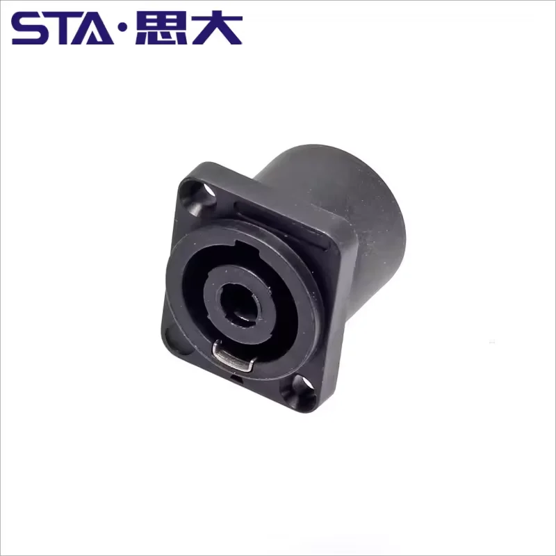 Male Female Plug and Socket Cable Adapter 4 Pole Loudspeaker Speakon Audio Connector NL4FC SL4FX-N