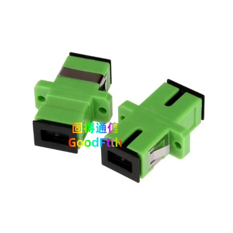 Fiber Adapter SC-SC APC Simplex Adaptor SM Premium Loss Coupler GoodFtth 10PCS/Lot