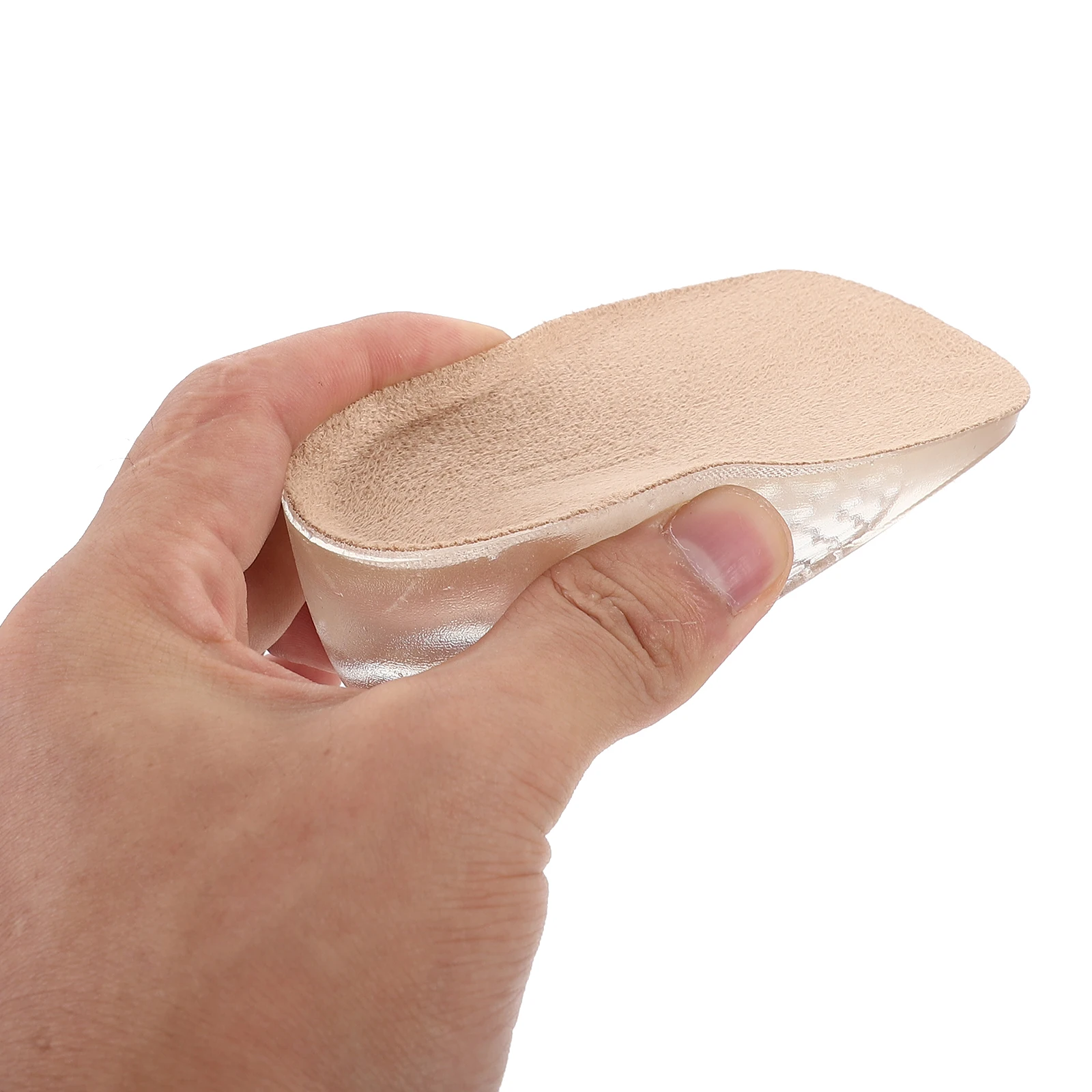 

Invisible Height Increase Insoles Forefoot Cushion Pad Self-Adhesive Half Insoles Inserts For Men Women Running