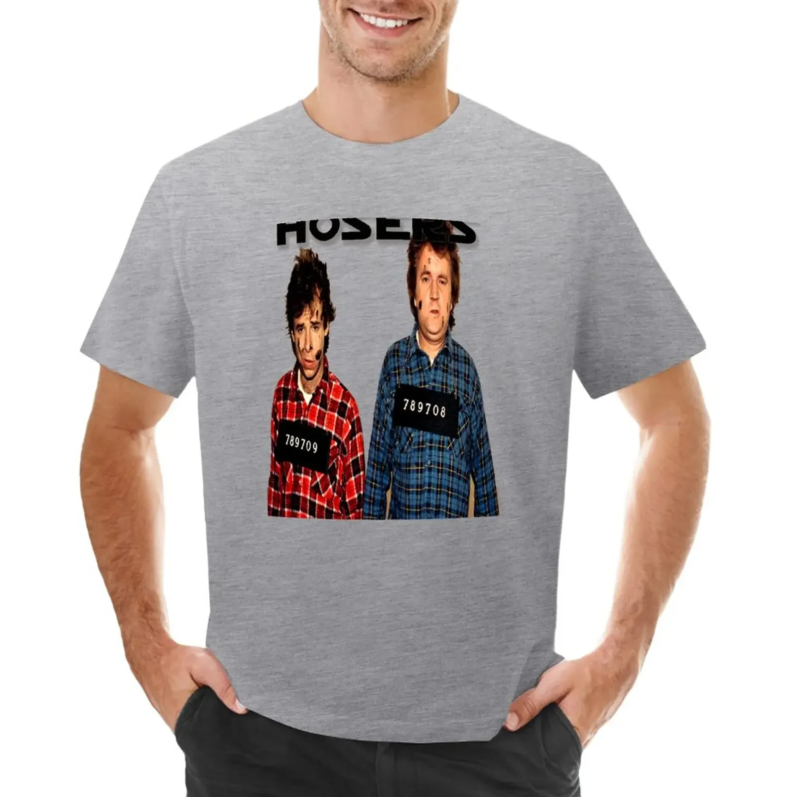 Bob and Doug McKenzie - Hosers Mugshot ! Canadian Popular Retro Comedy T-Shirt cute clothes cute tops mens t shirts pack