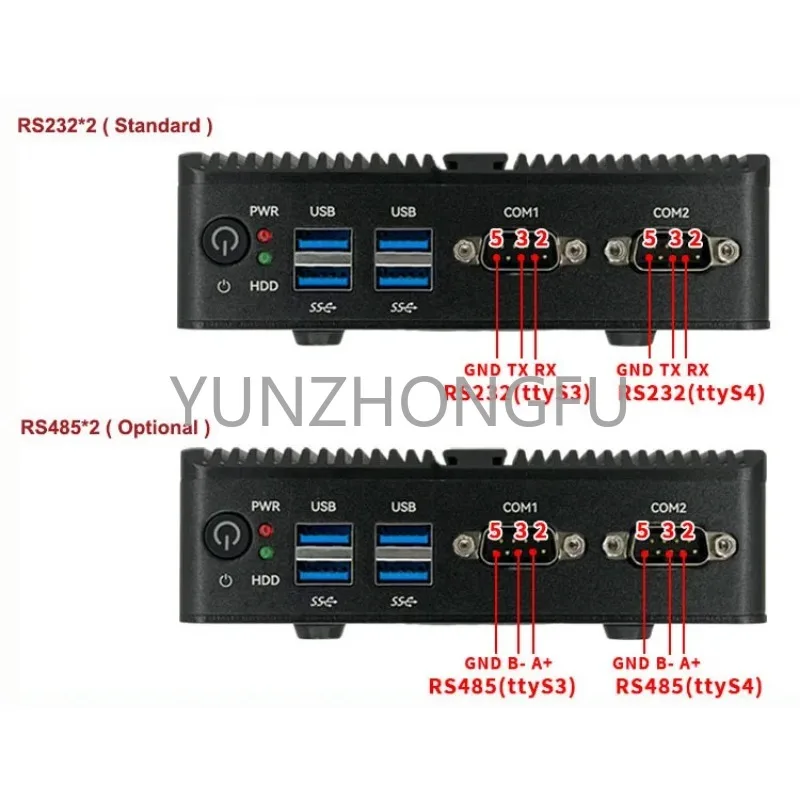 Industrial computer android mini pc rk3568 ARM embedded industrial edge computing