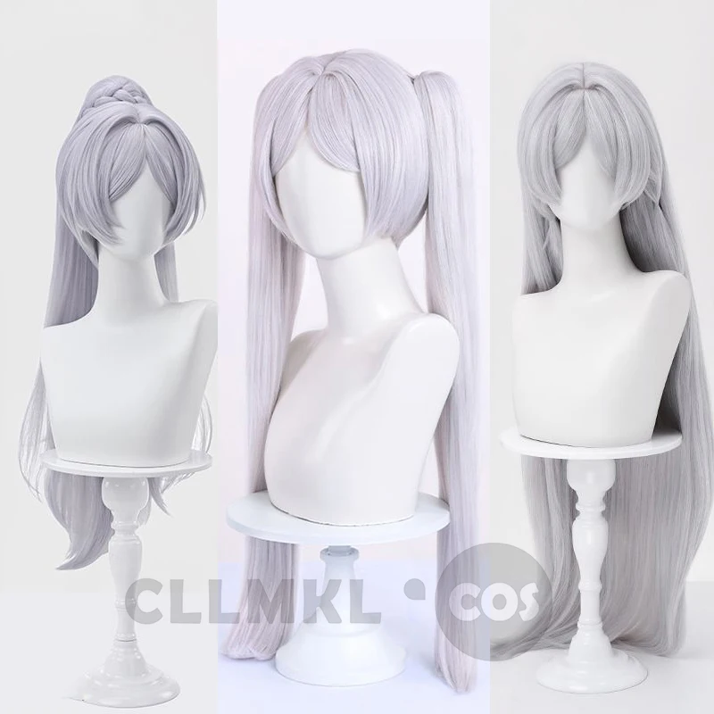 

Frieren Cosplay Wig Halloween Christmas Role Playing Party Free Cap Frieren Beyond