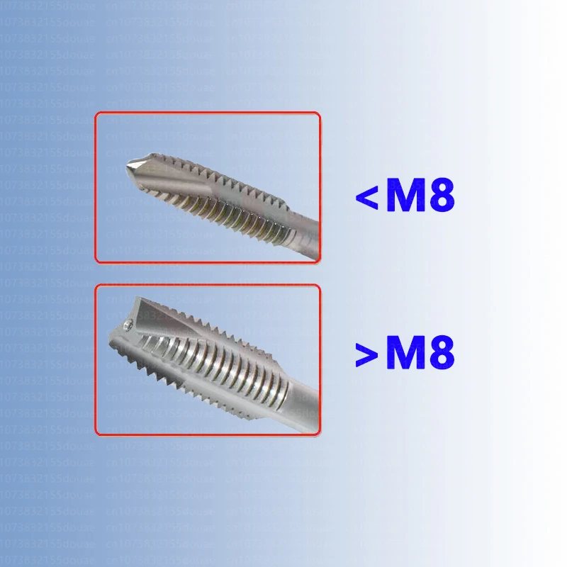 UNC UNF YG rubinetti a spirale T2839 T2849 2-56 3-48 4-40 5-44 8-32 1/4 5/16 3/8 pollici rubinetto per maschiatura a macchina in alluminio rame