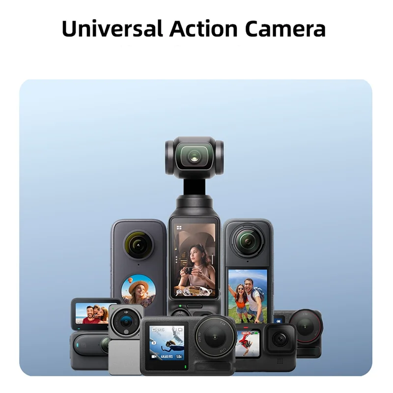 ABDE-Flymile Magnetic Neck Strap Hold Mount For Action 3 Action 2 Pocket 3 Action Chest Magnetic Mount Set