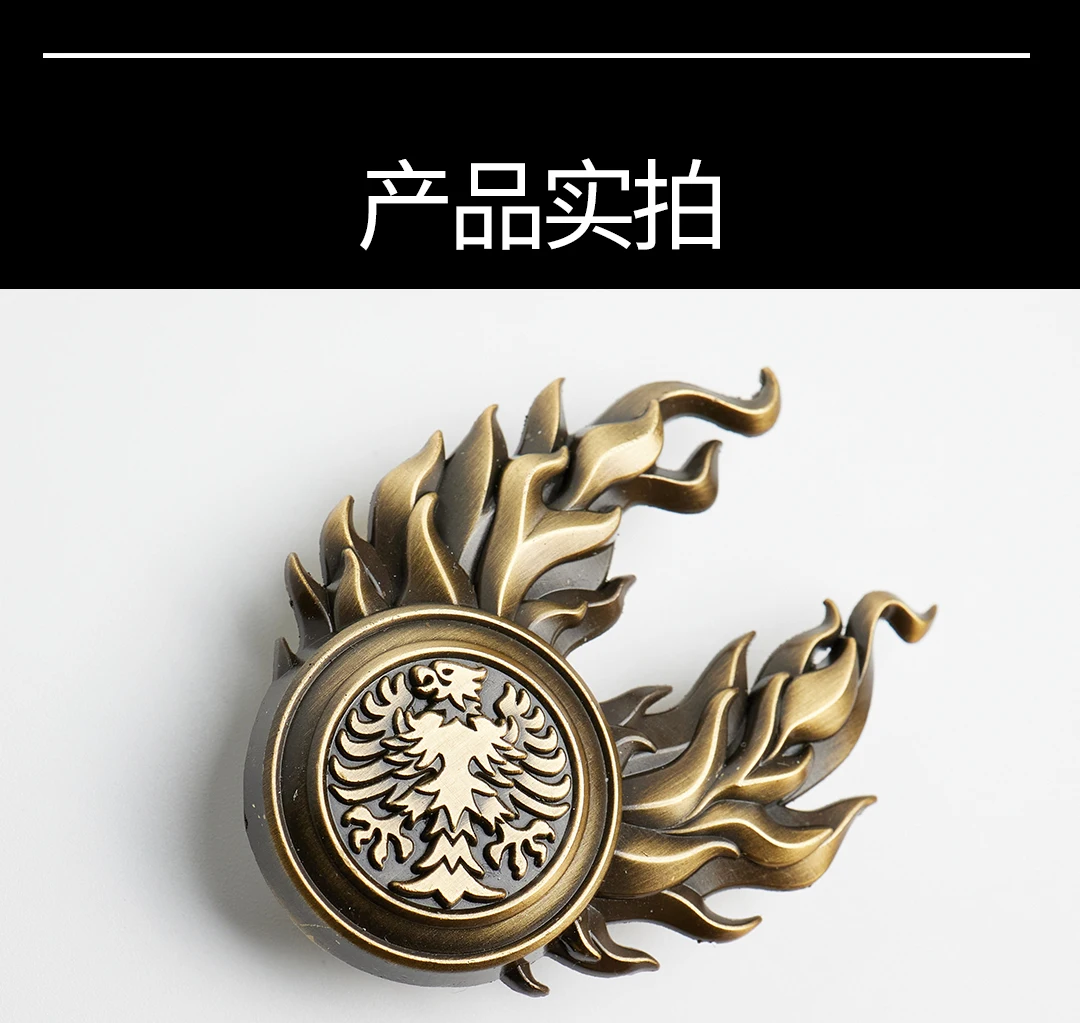 [Starforged Star Cast] Total War III Hammer around the Double tail Comet Brooch Free shipping boy gift