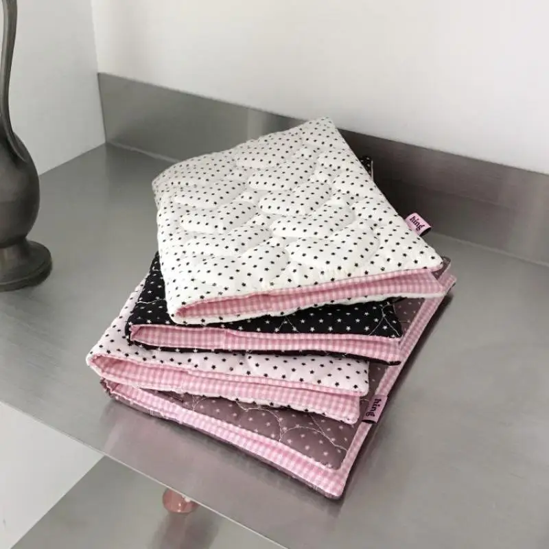 Polka Dot A5 Book Cover Quilte - Notebook Dotted A5 评论和价格