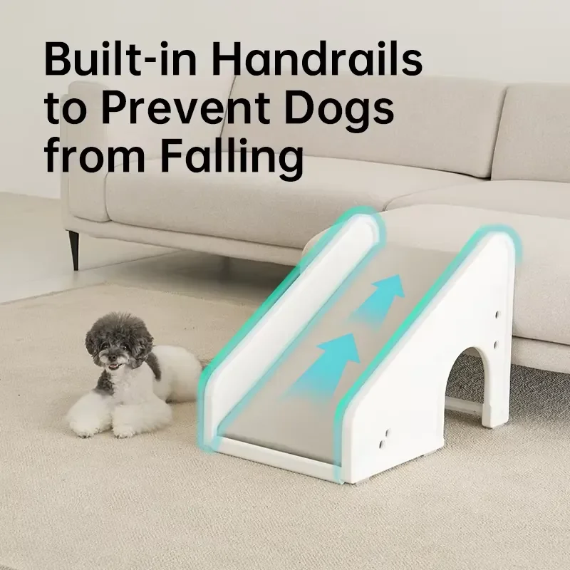 Wholesale Custom Small Dog Climbing Ladders 3Adjustable Height Levels HDPE Dog Ramps for Sofa
