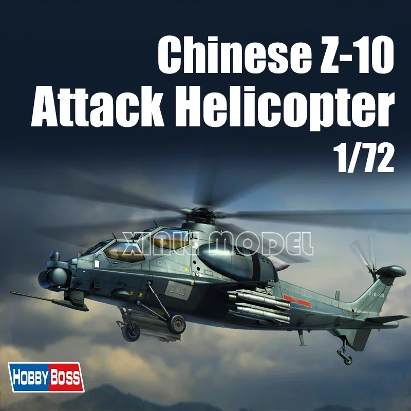 

Trumpeter Plastic Assembled Aircraft Model Kit 87253 Chinese Z-10 Attack Helicopter 1/72