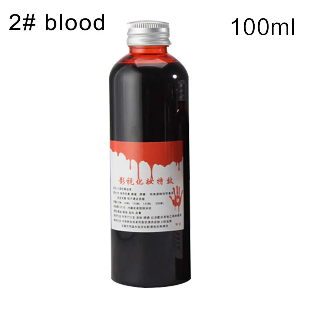 Fake Blood Gel Tube Horror Fancy Dress Costume Halloween Party Tool 30-100ml 2024 Halloween DecoracióN для дома полезные вещи