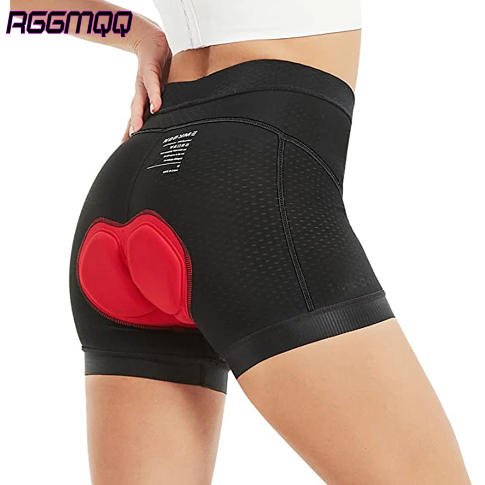 

RGGMQQ 1PCS Sports Men's Cycling Underwear Shorts 4D Padded Bike Bicycle MTB Liner Shorts with Anti-Slip Leg Grips