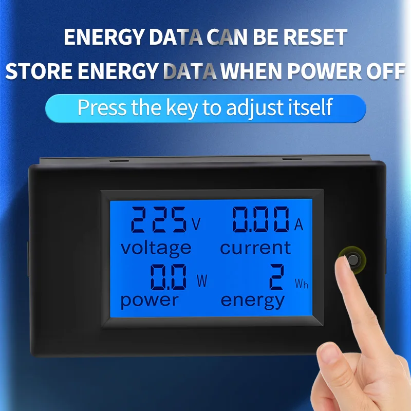 Peacefair AC monofase Digital wattmetro Power Energy Kwh Tester amperometro 220V Homekit PZEM-061 con bobina CT spedizione gratuita