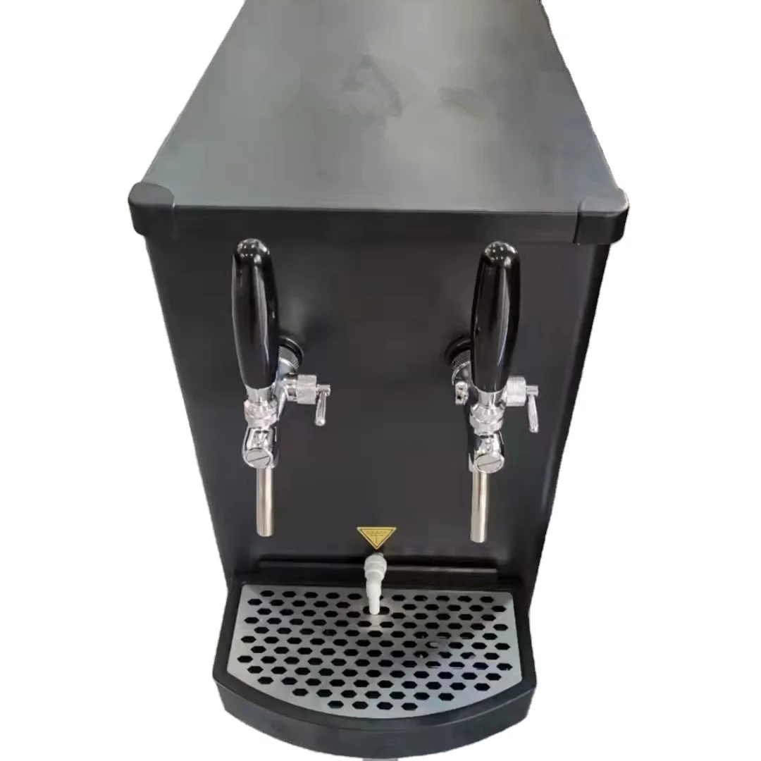 Table Top Small Draft Beer Dispenser with 2 Flow Control Beer Tap