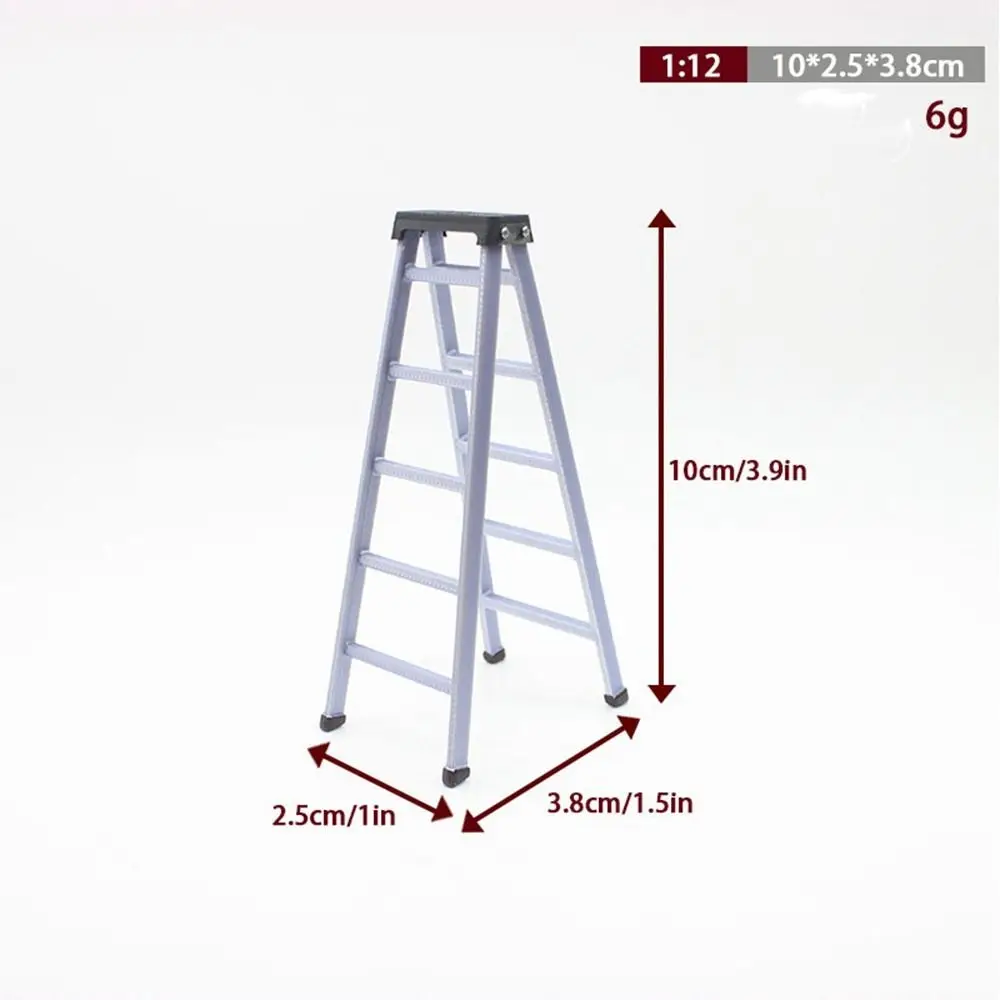 Figuras en miniatura de alta calidad 1: 12, modelos PLA hechos a mano, Mini escaleras, juguetes de comida, accesorios para casa de muñecas