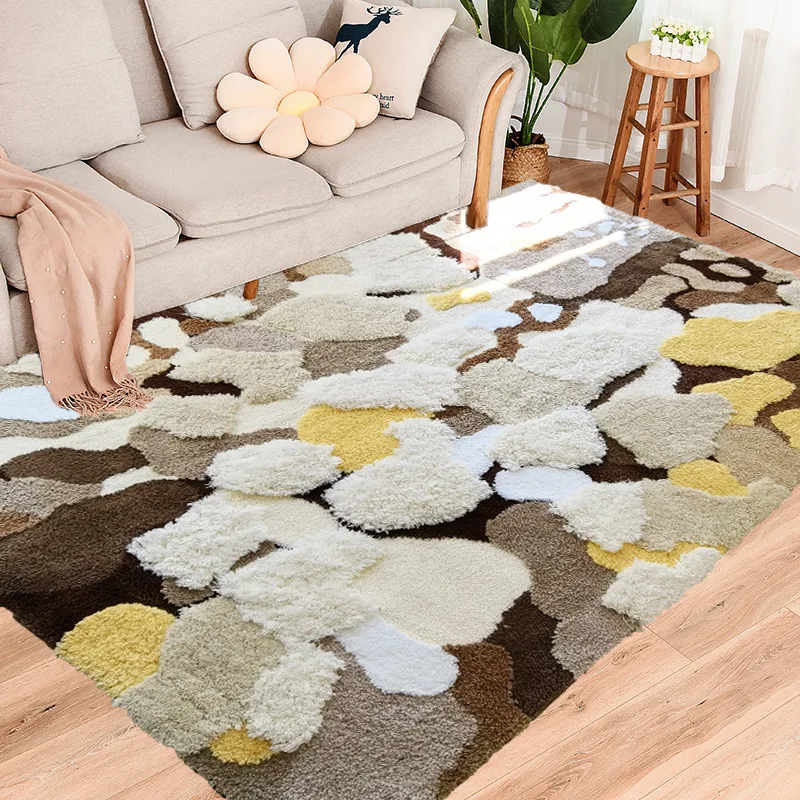 3D Handmade Moss Carpet Living Room Tufted Thick Soft Home Area Mat 140x200cm Modern Bedroom Carpet Customize Big Size