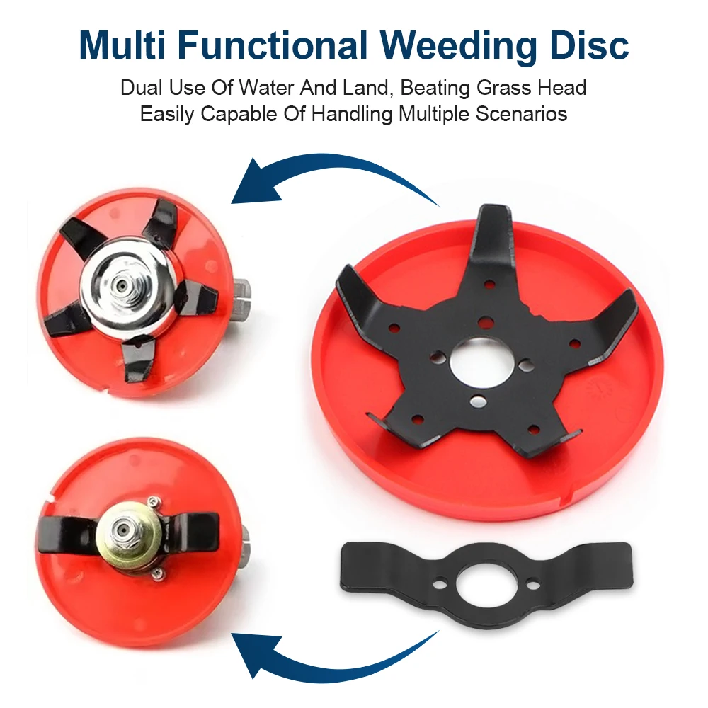 Dual-use Weeding Blade Cutters Disc Multi-functional Weeder Plate Lawn Mower Trimmers 2/5 Teeth Blades Hedge Grass Trimmer Head