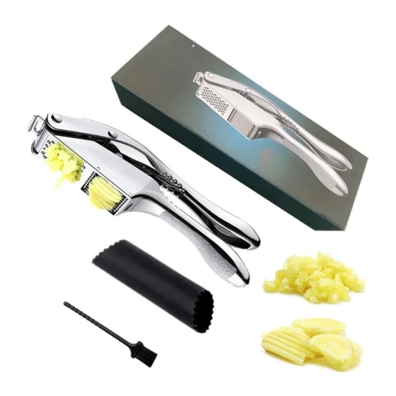 2-in-1 Multifunctional Garlic Mashed Tool Garlic Slicer Peeler
