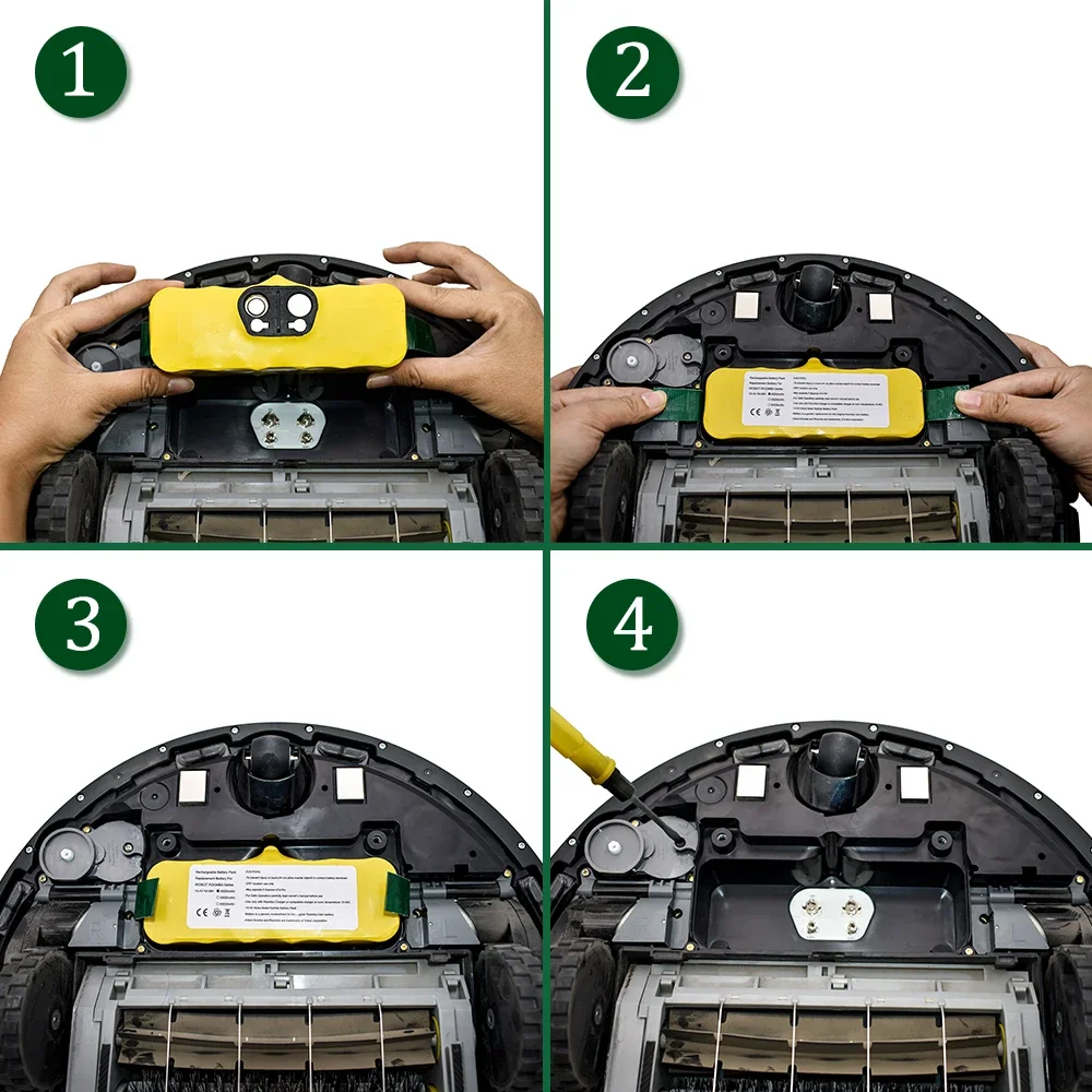 14.4V 3500mAh ni-mh بطارية ل اي روبوت رومبا 500 510 530 532 534 535 540 550 560 562 570 580 600 610 700 760 770 780 800 980 R3