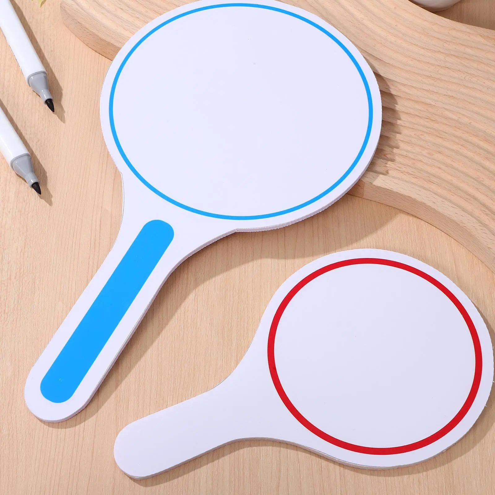 8 Pcs Rewritable Scoreboard Dry Erase Whiteboard Whiteboards Answer Paddle. Handheld Student