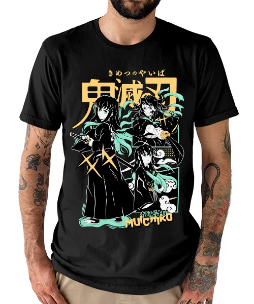 Camiseta unisex Demon Slayer Muichiro Tokito estados