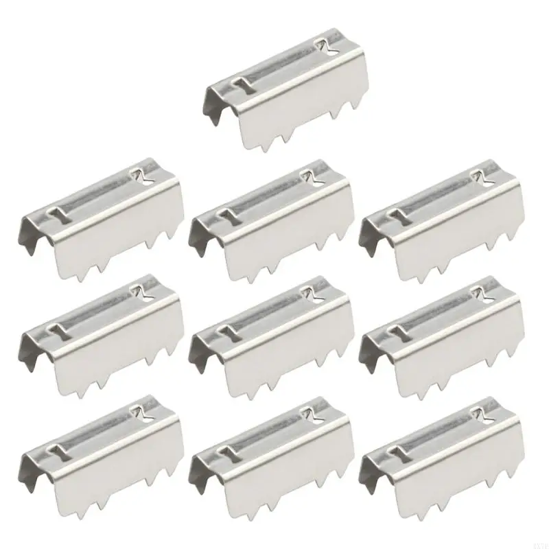 4X7E 10Pcs 6mm Width Open Belt Clamp Clip for 3D Printer Open-End Timing Belts 3D Printer Accessories