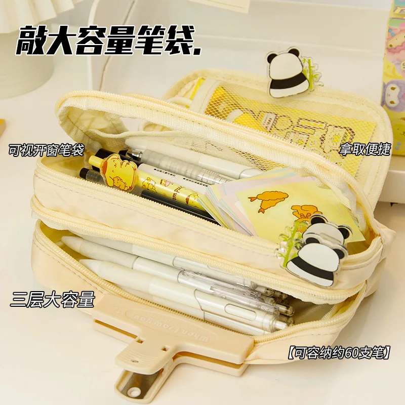 Trousse à Crayons Japonaise de Grande Capacité, Simple, pour Élèves du Primaire, Nouvelle Collection